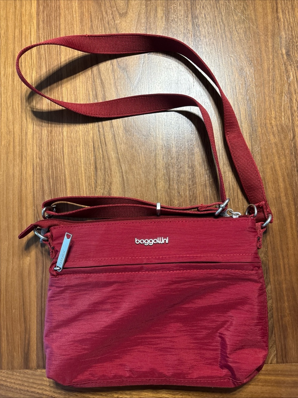 Baggallini Red Crossbody Bag